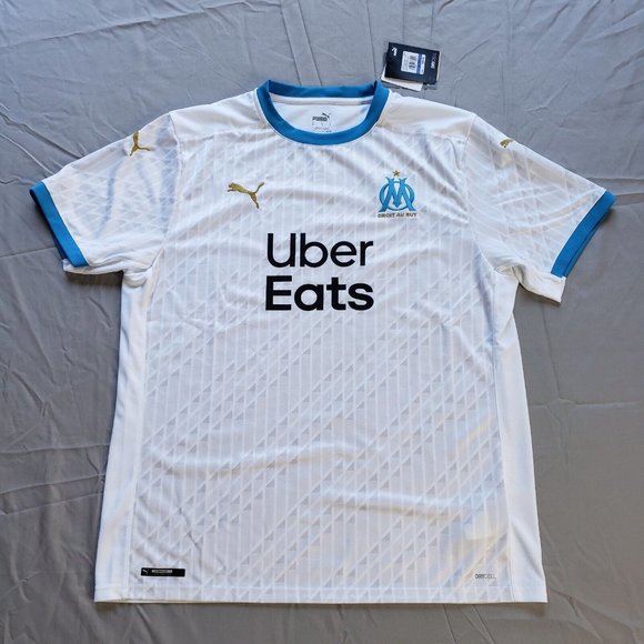 Olympique De Marseille Puma 20-21 Men's Size XL Home Kit Football Soccer Jersey - Picture 2 of 9